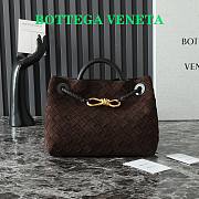 Okify Bottega Veneta Small Andiamo handle bag in supple Intrecciato suede 25*22*10.5cm - 1