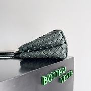 Okify Bottega Veneta Small Andiamo Intrecciato Leather Tote Bag in Dark Green 29*18*10cm - 4