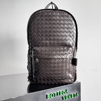 Okify Bottega Veneta Medium Intrecciato Backpack in Fondant Color 46.5*14*30cm