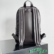 Okify Bottega Veneta Medium Intrecciato Backpack in Fondant Color 46.5*14*30cm - 3