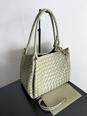 Okify Bottega Veneta Large Parachute Shoulder bag in Travertine Green 30*26*20cm - 2