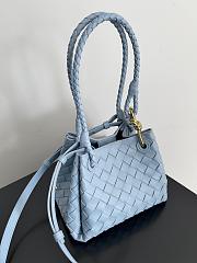 Okify Bottega Veneta Small Parachute Shoulder bag in Sky Blue 21*17*16.5cm - 4