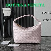 Okify Bottega Veneta Mini Wallace Shoulder Bag With Intrecciato In Light Pink 20×13×9.5 cm - 1