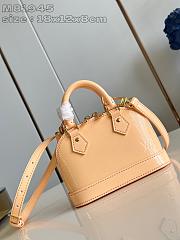 Okify Louis Vuitton Alma BB Nano Handbag in Apricot 18x12x8cm M81945 - 1