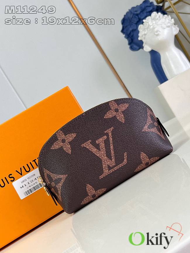 Okify Louis Vuitton Pochette Cosmétique PM small cosmetic bag 19x12x6 cm M11249 - 1