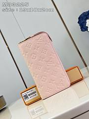 Okify Louis Vuitton Zippy Wallet in Light Pink 19x10x2cm M83225  - 1