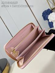 Okify Louis Vuitton Zippy Wallet in Light Pink 19x10x2cm M83225  - 3