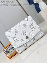 Okify Louis Vuitton Iris Compact Wallet in White 12x9x3cm M11802  - 1