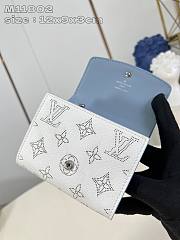 Okify Louis Vuitton Iris Compact Wallet in White 12x9x3cm M11802  - 2