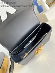 Okify Louis Vuitton Twist MM Epi Medium Handbag in Black 17x9x23cm M1172  - 2