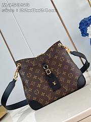 Okify Louis Vuitton Odéon PM Bag-Black 22 x 8 x 24 cm M45353  - 1