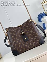 Okify Louis Vuitton Odéon MM Bag-Black 31x27x11cm M45355  - 1