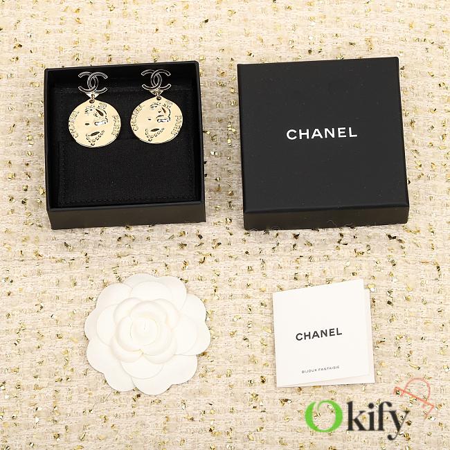 Okify Chanel Gold Earrings 17590 - 1