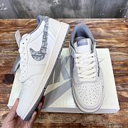 Okify Air Jordan 1 low retro basketball sneakers grey color 36-45 - 3