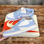 Okify Air Jordan 1 low retro basketball sneakers blue color 36-45 - 2