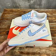 Okify Nike SB Dunk Low Retro Casual Sneakers in bright blue color 36-46 - 3