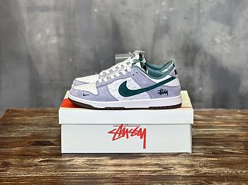 Okify Nike SB Dunk Low Retro Casual Sneakers in purple blue color 36-46