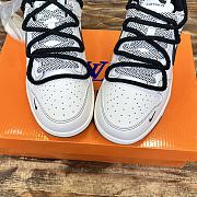 Okify Nike SB Dunk Low Retro Casual Sneakers in white black color 36-46 - 2