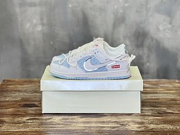 Okify Nike SB Dunk Low Retro Casual Sneakers in blue sky color 36-46