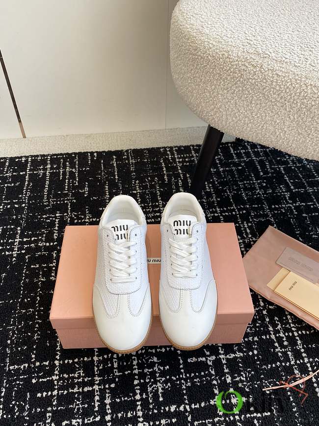 Okify MiuMiu retro casual trainers in white 1 color 35-44 - 1