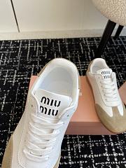 Okify MiuMiu retro casual trainers in brown white color 35-44 - 3