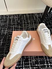 Okify MiuMiu retro casual trainers in brown white color 35-44 - 2