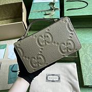 Okify Gucci travel document bag in green 21.5 x 14 x 4.5 cm - 1