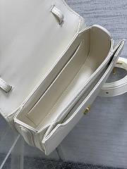 Okify Dior Medium 30 Montaigne Avenue Top Handle Bag in White 19*8*12cm - 2