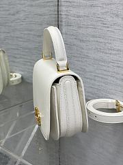 Okify Dior Medium 30 Montaigne Avenue Top Handle Bag in White 19*8*12cm - 3