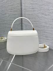 Okify Dior Medium 30 Montaigne Avenue Top Handle Bag in White 19*8*12cm - 4