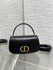 Okify Dior Small 30 Montaigne Avenue Top Handle Bag in black 19*8*9cm  - 1