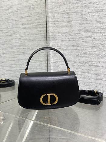 Okify Dior Small 30 Montaigne Avenue Top Handle Bag in black 19*8*9cm 