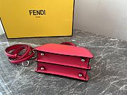 Okify Fendi Peekaboo ISeeU Ultra Small Bag in Fuchsia pink 11x20x15cm  - 2