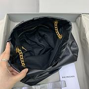 Okify Balenciaga Women's Crush Large Tote Bag in Black 35x13x40 cm  - 4