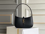 Okify YSL LE 5 À 7 mini underarm bag in black smooth leather 19x11.5x4.5 cm - 1