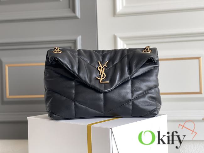 Okify YSL Loulou Puffer black bag 29x17x11cm - 1