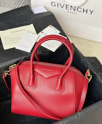 Okify Givenchy classic Antigona mini handbag in red 22x20x13cm?