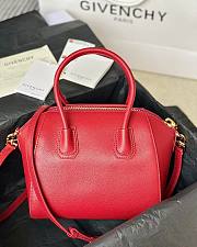 Okify Givenchy classic Antigona mini handbag in red 22x20x13cm? - 4