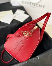 Okify Givenchy classic Antigona mini handbag in red 22x20x13cm? - 2