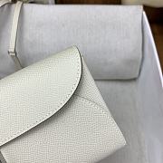 Okify Hermes Chaine D'Ancre To Go Wallet in white silver buckle 24x11x2.5 cm - 2