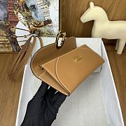 Okify Hermes Chaine D'Ancre To Go Wallet in brown gold buckle 24x11x2.5 cm - 3