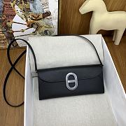 Okify Hermes Chaine D'Ancre To Go Wallet in black silver buckle 24x11x2.5 cm - 1