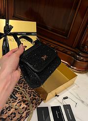 Okify Dolce & Gabbana Mini Sicily Rhinestone Handbag 14*6*16cm - 4