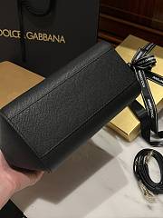 Okify Dolce & Gabbana Sicily Scarf Black Bag 18cm - 3