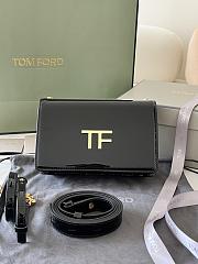 Okify Tom Ford Palmellato Calf Leather Shoulder Bag 16x10x4cm - 1