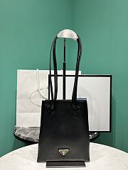 Okify Prada Mini Tote Bag in black 17x20cm  - 1