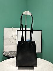 Okify Prada Mini Tote Bag in black 17x20cm  - 4