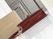 Okify Bvlgari Serpenti Forever Handbag in red 22x15x4.5 cm - 3