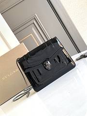 Okify Bvlgari Serpenti Forever Handbag in black 20x14x4.5cm - 1