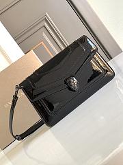 Okify Bvlgari Serpenti Forever Handbag in black 22x15x4.5 cm - 1